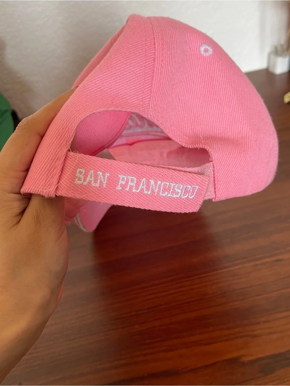 Pink 'San Francisco' Kids Baseball Cap
